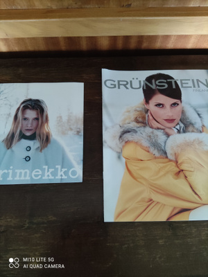 Marimekon ja Grunsteinin esitteet (Wanhat)