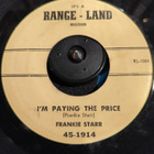 FRANKIE STARR,IT'S RANGER LAND 1914 - pikkukuva 1