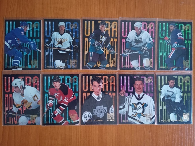 1994-95 Ultra Prospect täysi setti 1-10