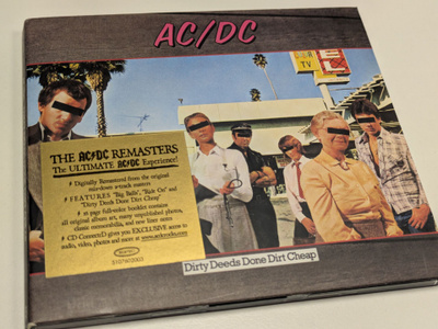 AC/DC - Dirty Deeds Done Dirt Cheap (CD) MINT!! Remastered