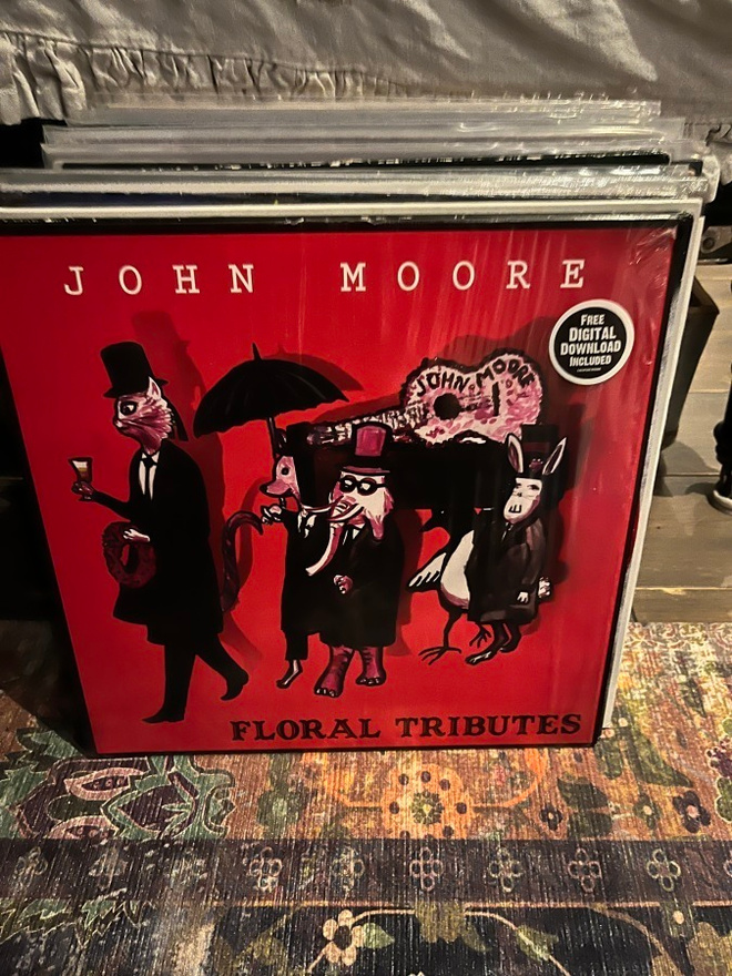 John Moore - Floral Tributes punainen vinyyli