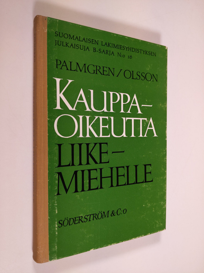 Gunnar Palmgren : Kauppaoikeutta liikemiehelle