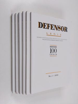 Defensor legis - vuosikerta 2020 (N:o 1-6)