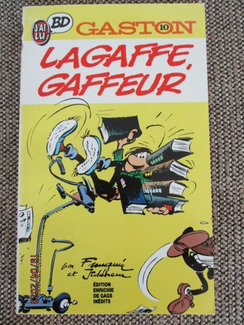 Franquin GASTON 10 - LAGAFFE, GAFFEUR (uusi pokkari)